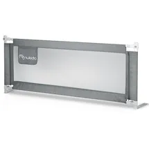 nukido Bettschutzgitter 200 cm Grau