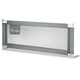 nukido Bettschutzgitter 200 cm Grau