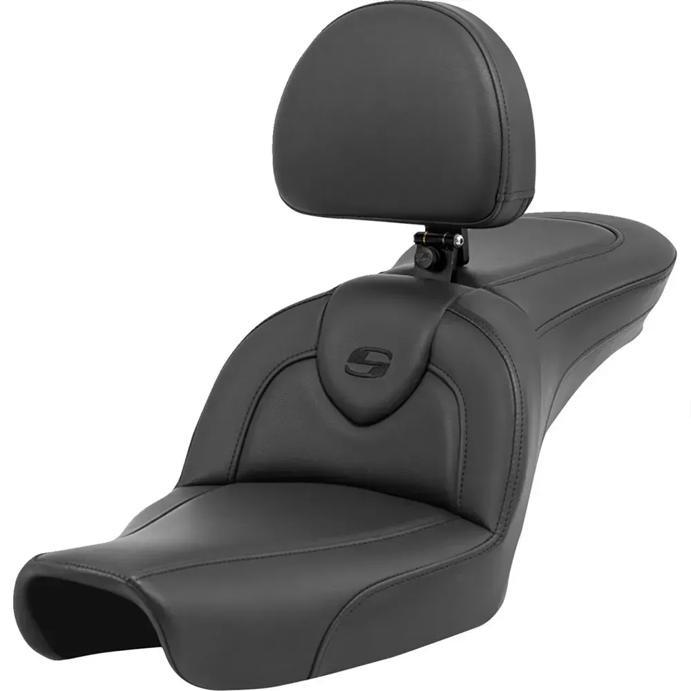 Saddlemen RoadsofaTM Harley Davidson Fxd 1340 Dyna Super Glide 1996-2003 896-04-187br Motorradsitz - Black - One Size