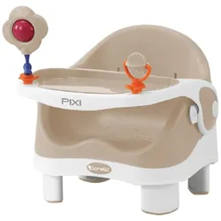 Lorelli Kinderstuhl PIXI, Kinder Stuhl-, Sitzerhöhung, Boostersitz, Tisch beige