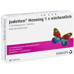Jodetten Henning 1x wöchentlich 1530 Mikrogramm