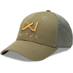 WILEY X Trucker Cap WX Logo oliv/beige