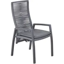 LC Garden Diwo Gartenstuhl 63 x 57 x 107 cm grau 1 St.