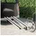 vidaXL Rampe für Rollstühle 270 kg 2 pcs Schwarz 152 x 19 x 5,5 cm