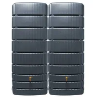 4rain Slim Wandtank Set 2 x 500 l inkl.