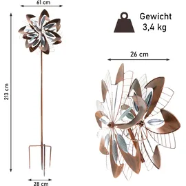 Lemodo Windrad Dandelion 213 cm hoch