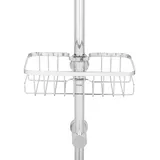 Wenko Duschablage Floresta eckig Metall Silber 6 cm