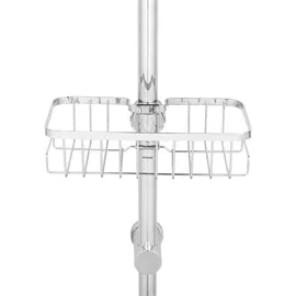 Wenko Duschablage Floresta eckig Metall Silber 6 cm