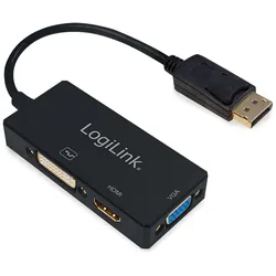 LOGILINK DisplayPort-Adapter CV0109, DVI, HDMI, VGA