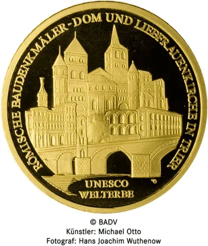 1/2 Unze Gold 100 Euro Deutschland 2009 UNESCO Welterbe - Trier