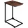 Tectake Beistelltisch Braun Holz Metall 30 x 63 x 40 cm