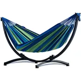 Potenza Hängematte Grün, Metall, 98x110x250 cm, Gartenmöbel, Hängematten