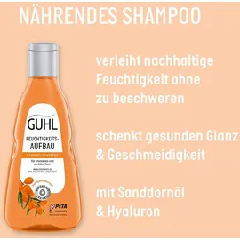 Guhl Feuchtigkeitsaufbau Shampoo für trockenes und sprödes Haar 250 ml