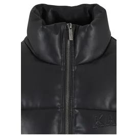 Karl Kani Serif Crop Puffer Jacket - schwarz