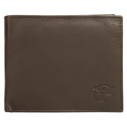 Geldbörse CHIEMSEE, braun, Leder, unifarben, casual, Kleinlederwaren, echt Leder