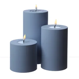 283 MIA Stumpenkerze 10 cm blau