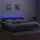 vidaXL Boxspringbett 200 x 200 cm Dunkelgrau