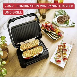 Tefal Inicio Compact 2-in-1 1000 W schwarz