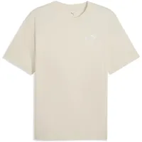 Puma Relaxed Small No. 1 Logo Tee Alpine Snow M