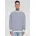 Crewneck-Strickpullover Sweatshirt Streifen Weiß/Creme L