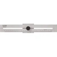 tecwerk Streichmaß 200mm m.flachem Schieber INOX TECWERK