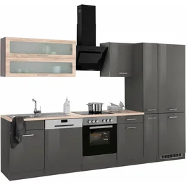 kochstation Küchenzeile KS-Utah 310 cm grau