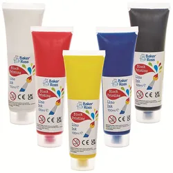 Farbe für Linoldruck (pro Set 5)