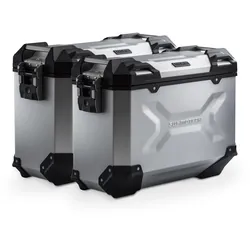 SW-Motech TRAX ADV Alukoffer-System - Silbern. 37/37 l. Honda NT1100 (21-)., silber