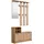 INOSIGN Ravenna Dielenschrank 100 x 29 x 191,5 cm braun