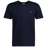 GANT Herren T-Shirt - Dunkelblau - 3XL,XXXL