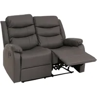 MCW Kinosessel MCW-O62 Kunstleder  ~ 72 x 71 x 70 cm Grau mit Liegefunktion