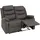 MCW Kinosessel MCW-O62 Kunstleder  ~ 72 x 71 x 70 cm Grau mit Liegefunktion