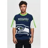 Recovered Seattle Cut and Sew Oversized NFL T-Shirt - XXL - XXL
