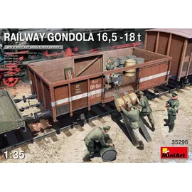 MiniArt Eisenbahn-Waggon 16,5-18to 1:35