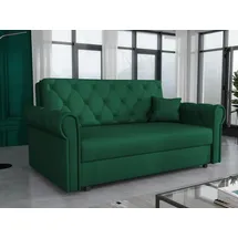 Mirjan24 Schlafsofa Viva Roma III mit Schlaffunktion 3-Sitzer Grün
