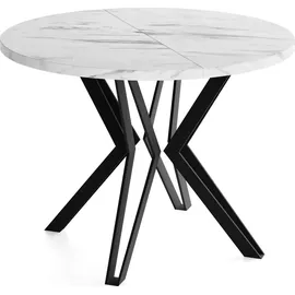 WFL GROUP Revena Ø 100 cm weiß