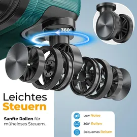 Kesser 4-Rollen 75 cm / 120 l grün