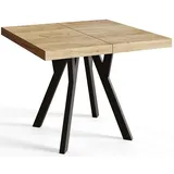 alpimeble Rico 100 x 77 x 100 cm naturbelassen/schwarz