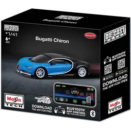 MAISTO TECH RC-Auto Bugatti Chiron 2,4CH RTR blau (582650-1)
