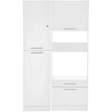 Respekta Hauswirtschaftsraum Clara 200 cm x 167,4 cm x 67,6 cm Weiß Matt