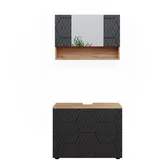 Vicco Irma 2-tlg. Eiche Anthrazit