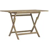 vidaXL Gartentisch Klappbar 120 x 70 x 75 cm Grau/Teak