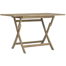 vidaXL Gartentisch Klappbar 120 x 70 x 75 cm Grau/Teak