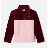 Columbia Steens Mtn II 1/4 Snap Fleece Pull-Over Kinder Rollkragenpullover, rot - M