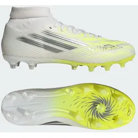 adidas F50 Sparkfusion League AG/FG Herren Cloud White/Iron Metallic/Hi-Res Yellow 42