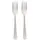 circulware resbonsibles Mehrweg-Gabeln 19 cm 10 St. Weiß