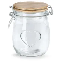 Zeller Vorratsglas "Heart" 750 ml