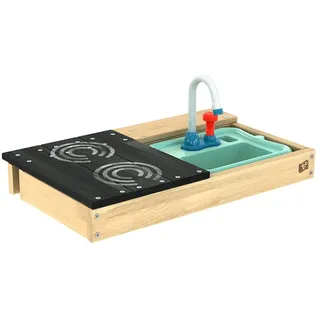 TP Toys Matschküche Mixi | Zubehör für Spielhäuser | 36x60x12 cm - Natur