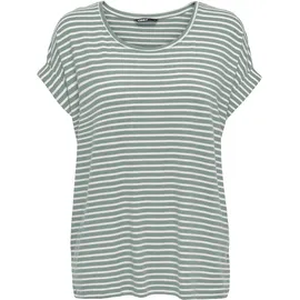 ONLY CARMAKOMA Carmoster Stripe Jadeite/Cloud Dancer XL