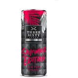 THREE SIXTY VODKA & Ice Tea Cherry , PREMIX 12 x 330ml , Vorgemixter Longdrink in der Dose "to-go" , Vodka & Ice Tea Cherry